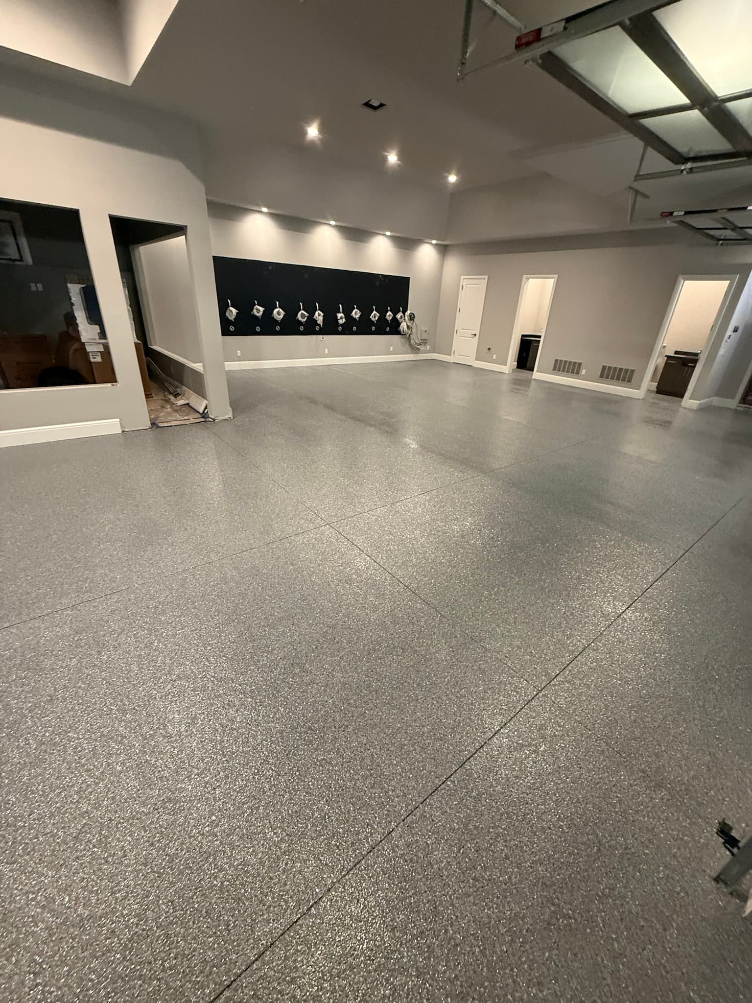 Birmingham Show Garage — finished floor